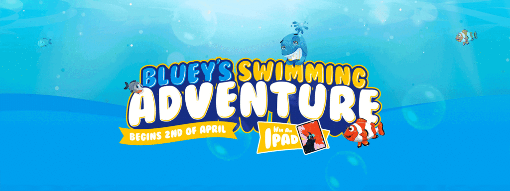 BLUEY’S SWIMMING ADVENTURE 2024 cover