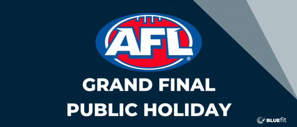 AFL GRAND FINAL PUBLIC HOLIDAY cover