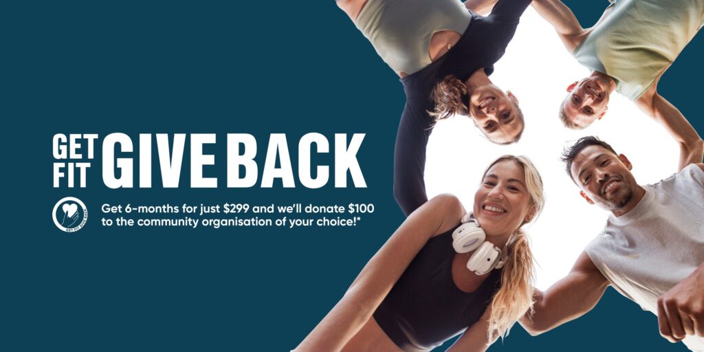 GET FIT, GIVE BACK THIS AUGUST cover