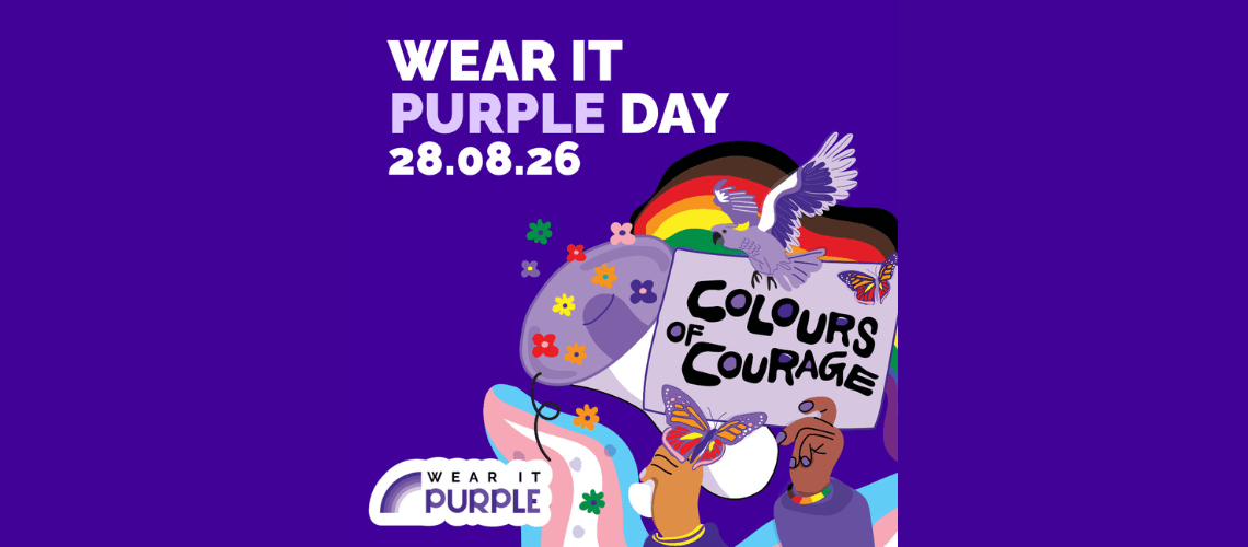 Show Your Colours: Wear Purple on 28th August! cover